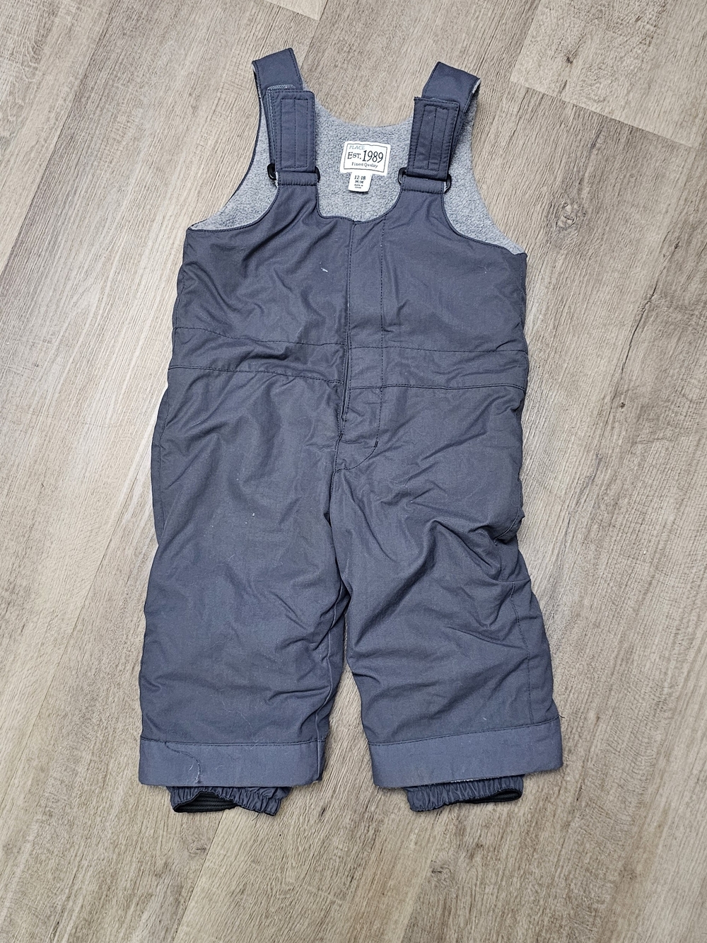 Place Navy Blue Kids Snow Overalls